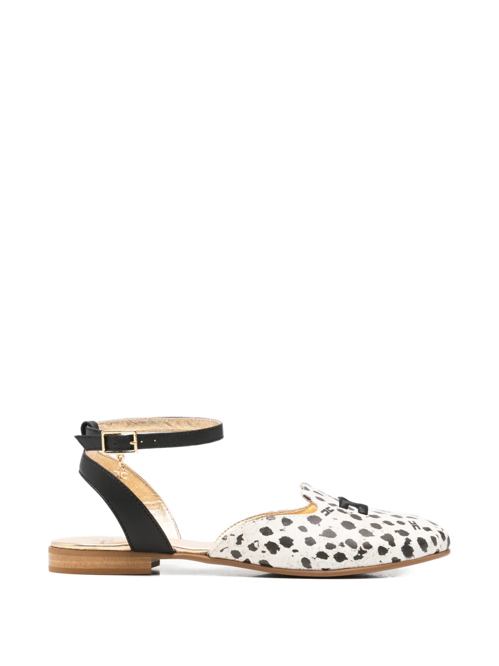 Elisabetta Franchi Kids Pumps met enkelbandje Beige