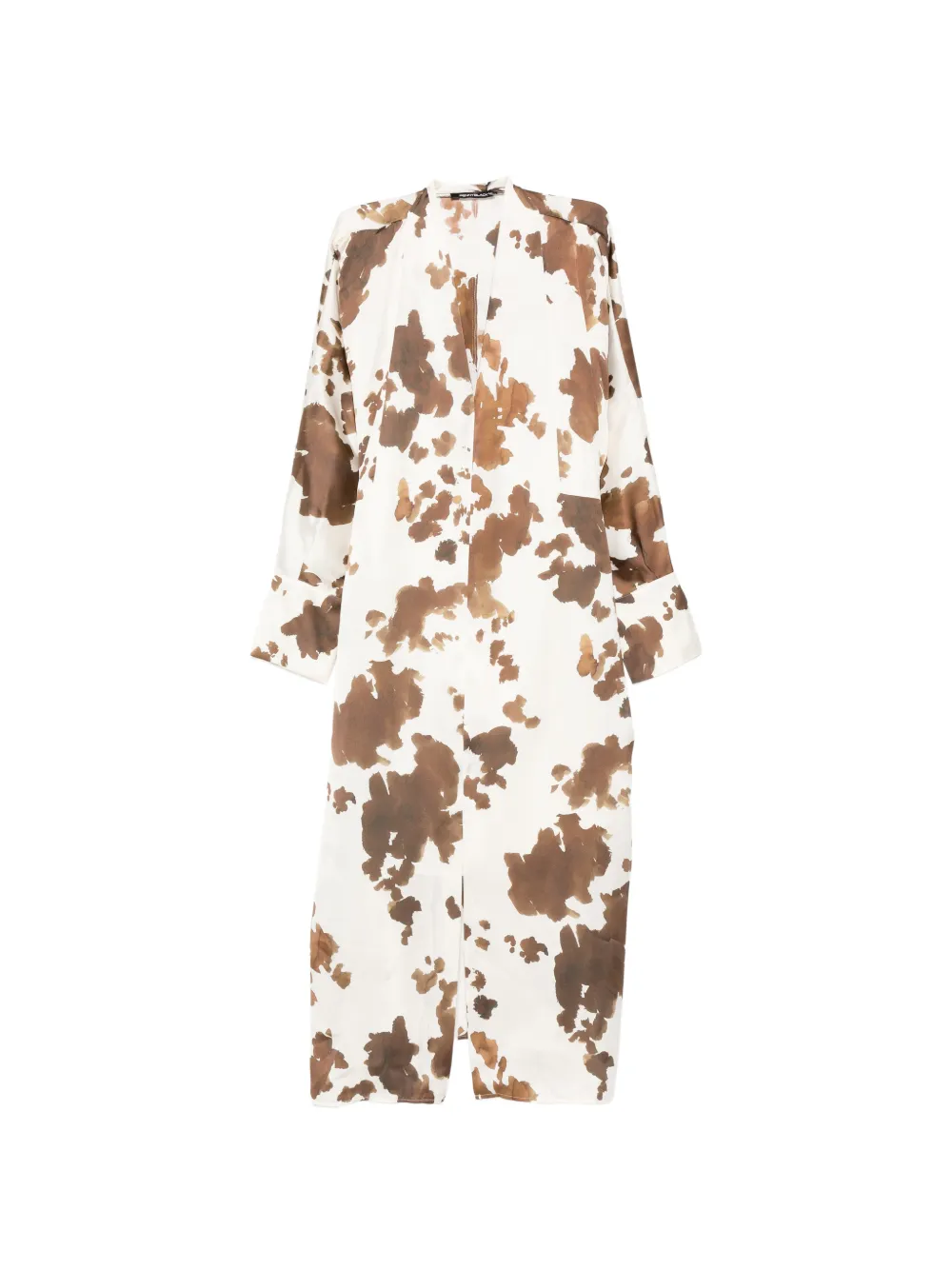 Pennyblack V-neck printed midi dress - Toni neutri