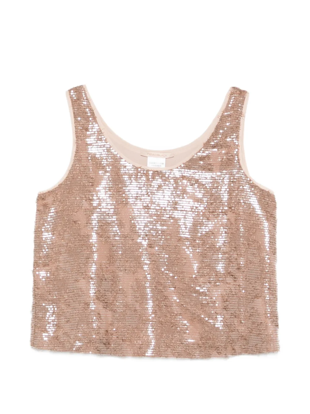 Pennyblack sequin-embellished top - Marrone