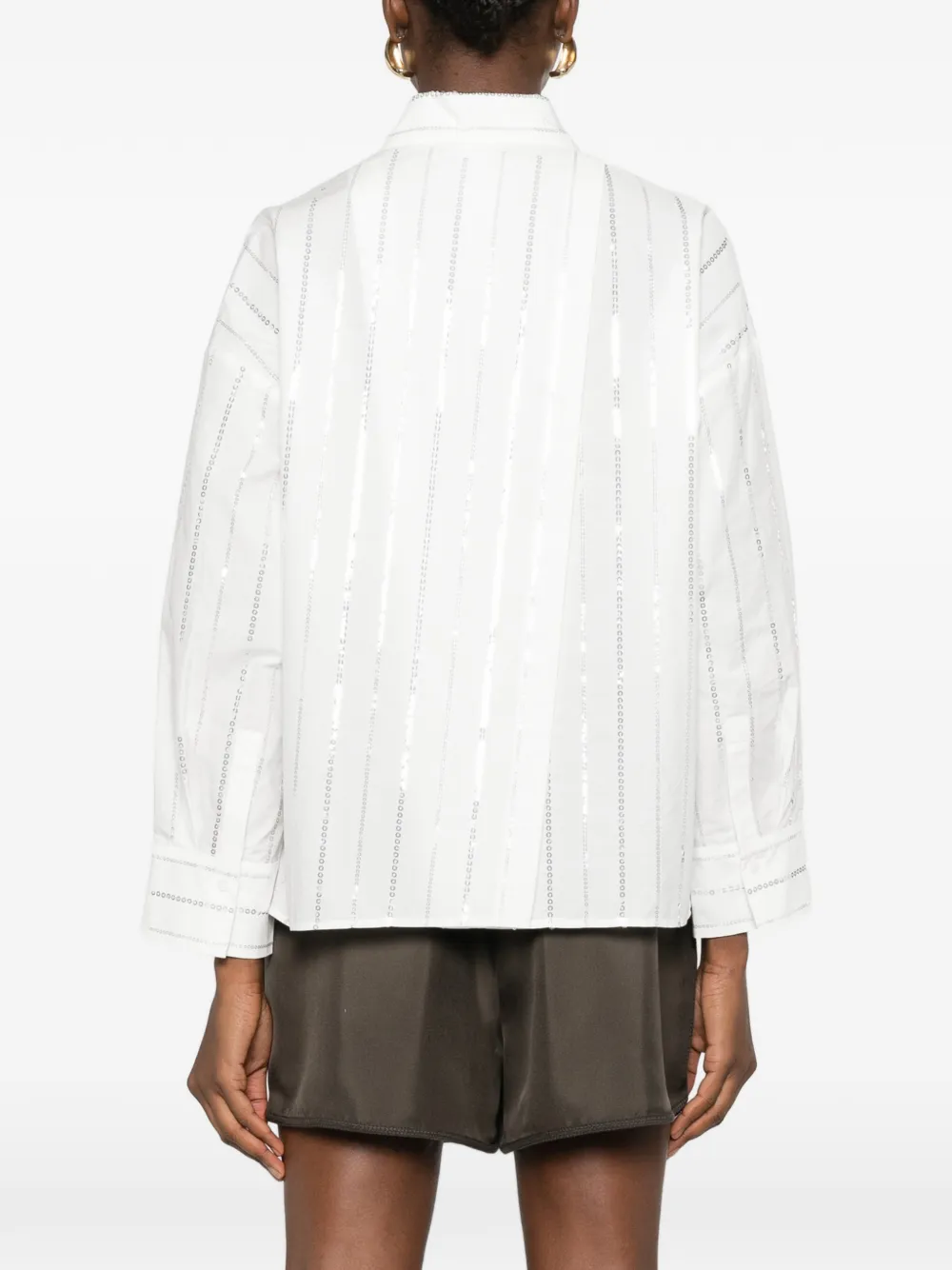 Pennyblack blouse met borstzak Wit