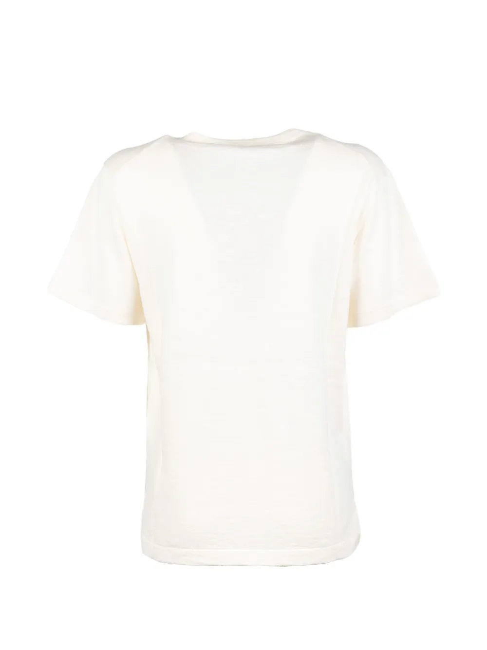 The Row T-shirt met ronde hals Beige