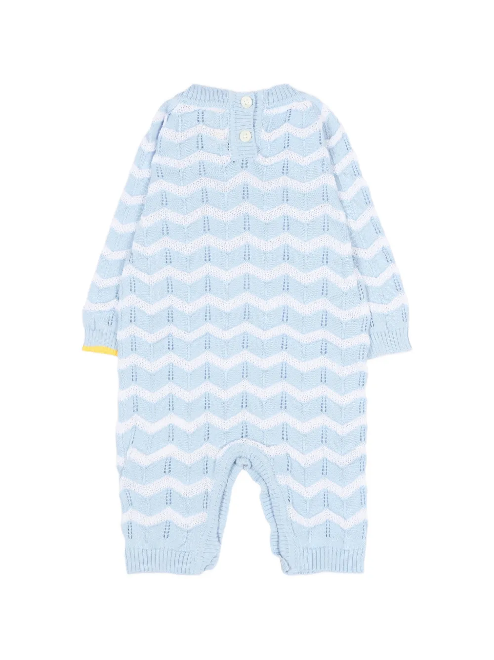  Gensami Kids Chevron-patterned Romper - Blue 