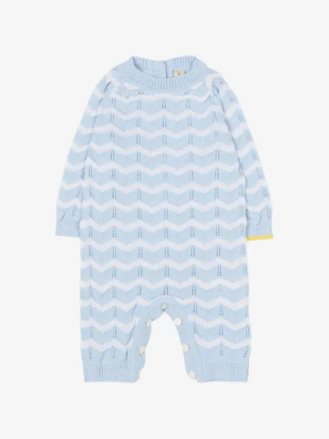 Gensami kids chevron-patterned romper