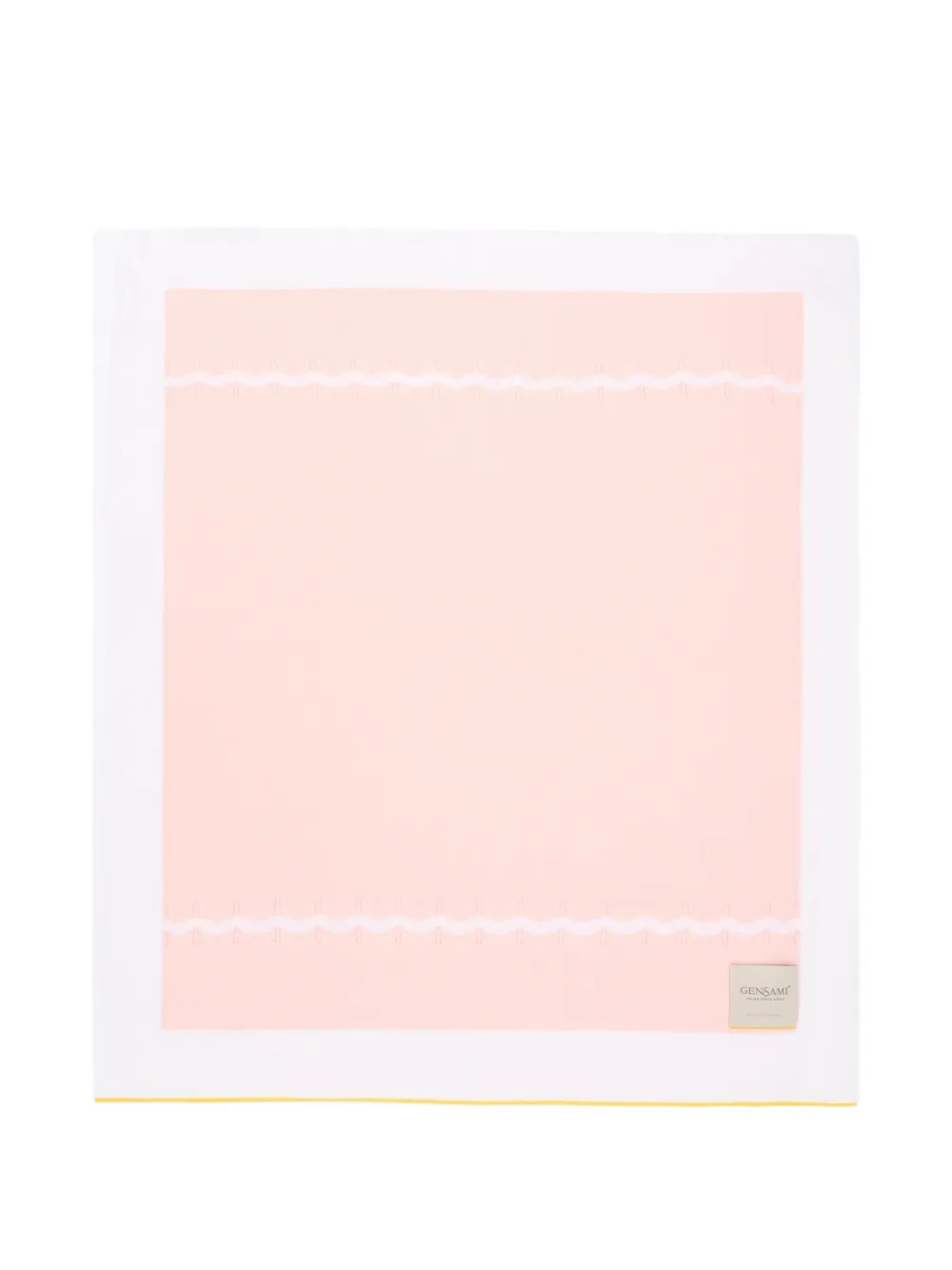 Gensami kids zigzag-patterned blanket - Rosa