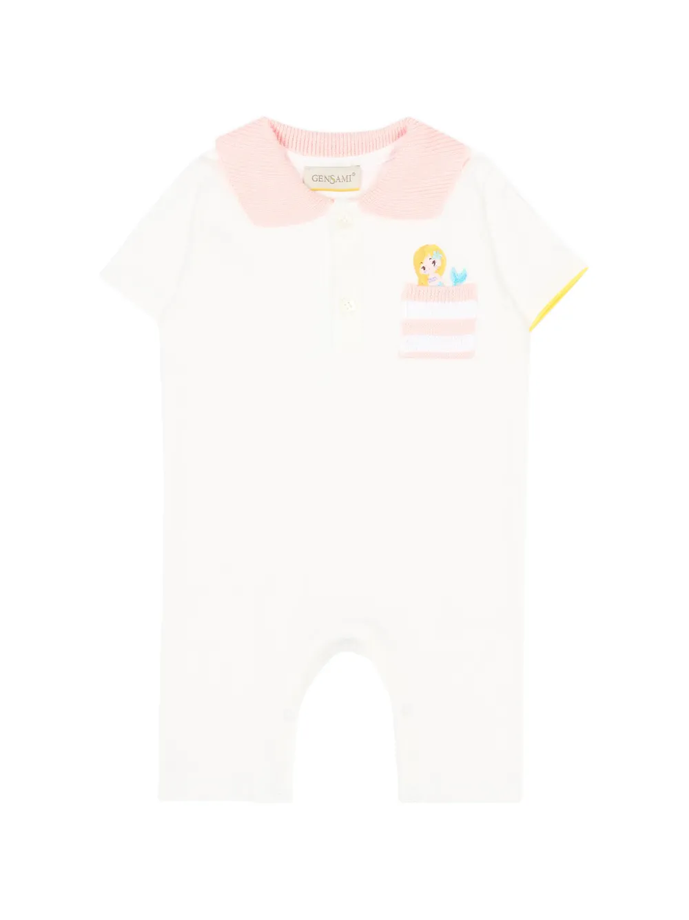 Gensami kids embroidered-mermaid romper - Toni neutri