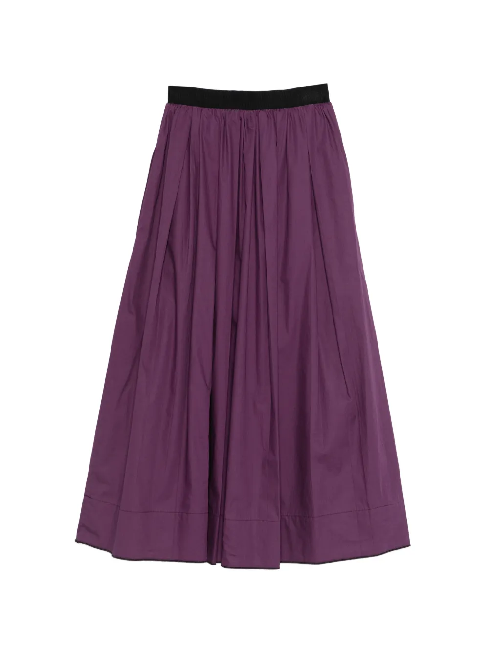  Tela Leda Pleated Midi Skirt - Purple 
