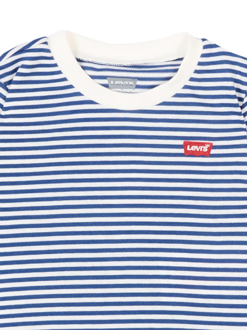 Levi's Kids Gestreept T-shirt Blauw