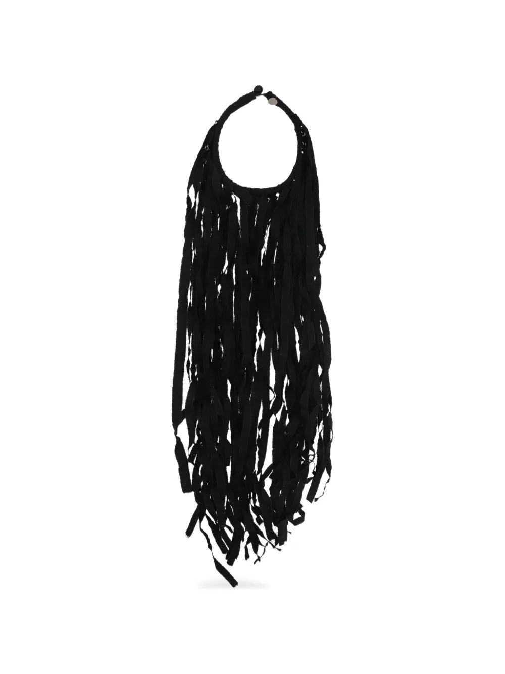 Maria Calderara fringed necklace - Nero