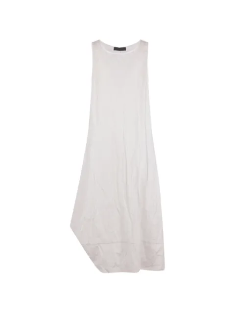 Maria Calderara crinkled asymmetric-hem dress