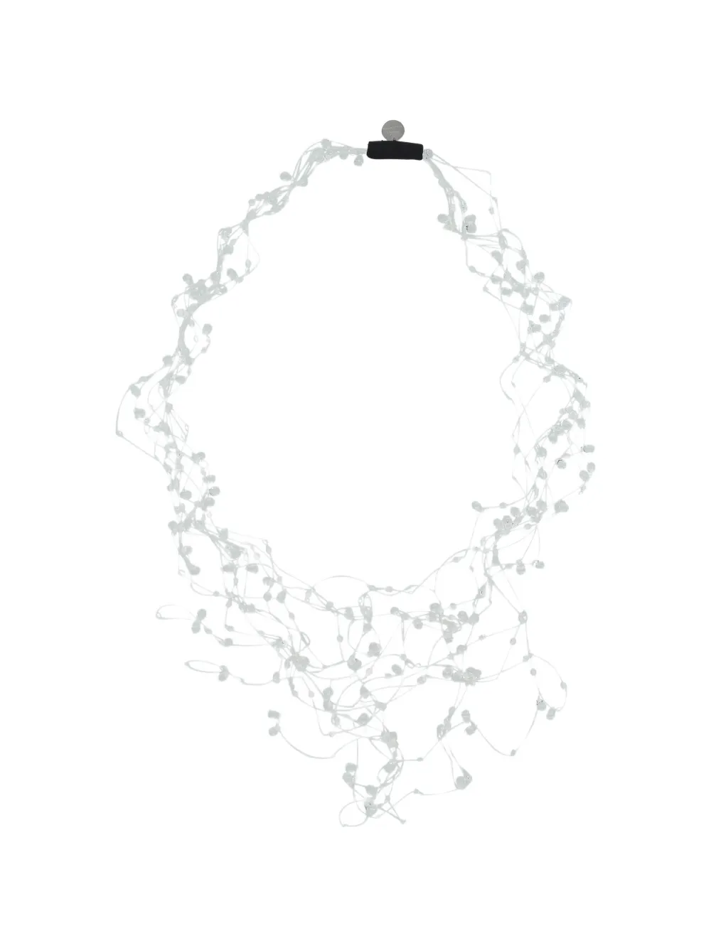 Maria Calderara beaded necklace - Bianco