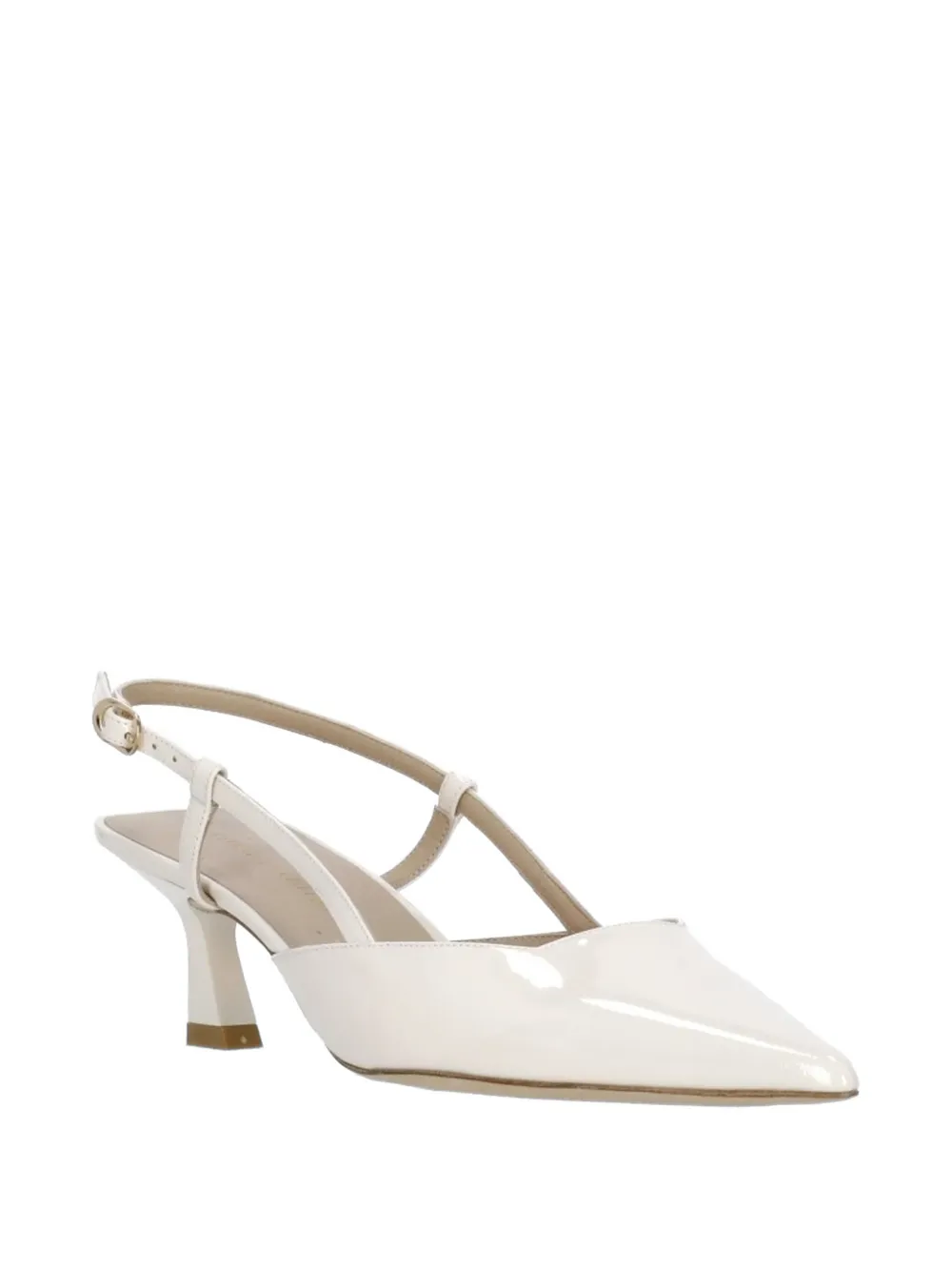 Stuart Weitzman Vinnie 50 slingback pumps Wit