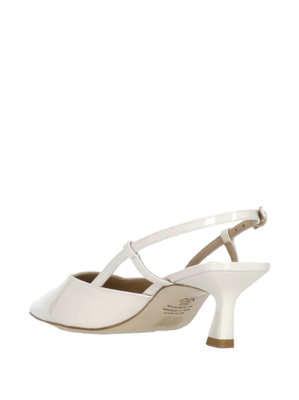 Stuart Weitzman Vinnie 50 slingback pumps Wit