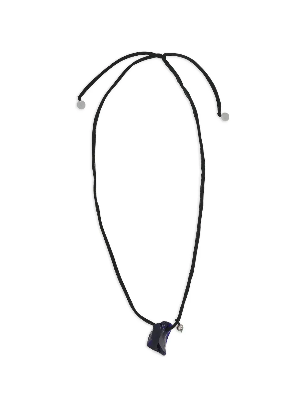 Maria Calderara stone-pendant necklace - Nero