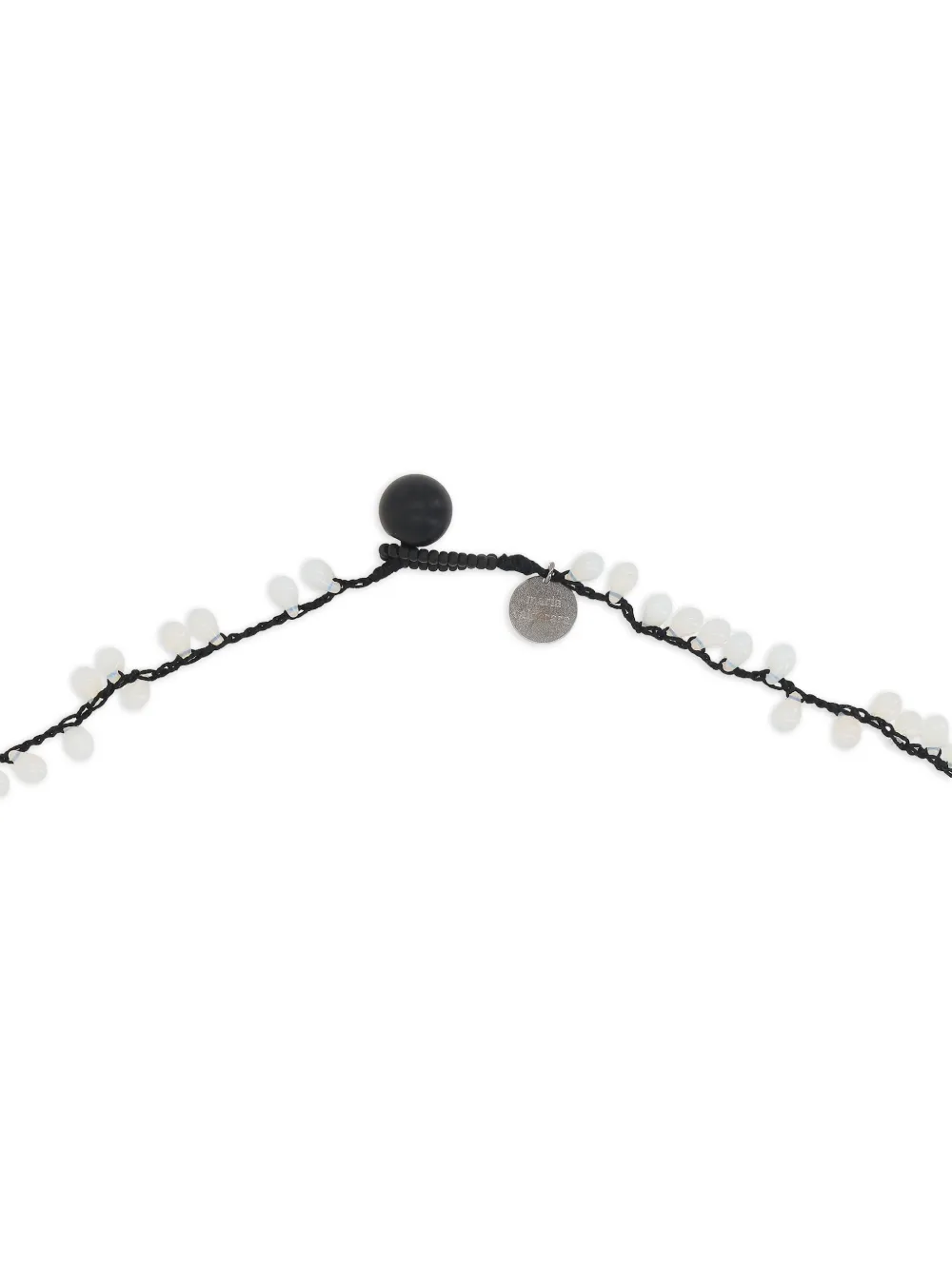  Maria Calderara Collar Con Cuentas - Negro 