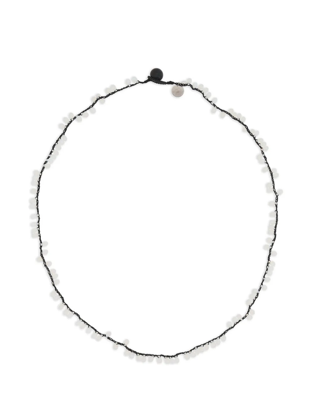 Maria Calderara beaded necklace - Nero