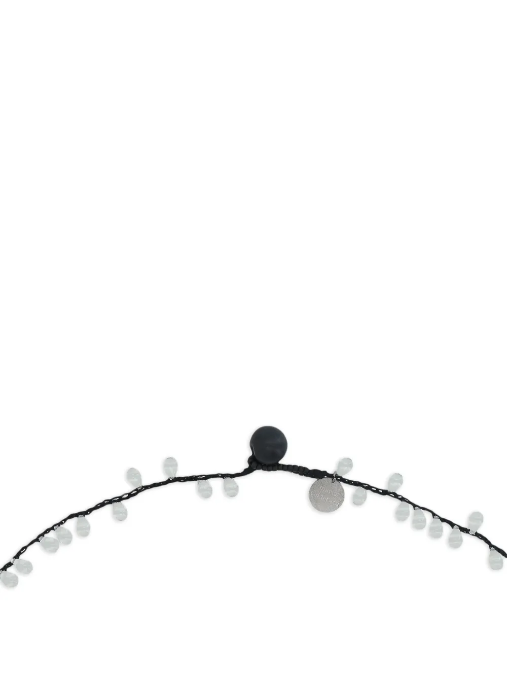  Maria Calderara Beaded-effect Necklace - Black 