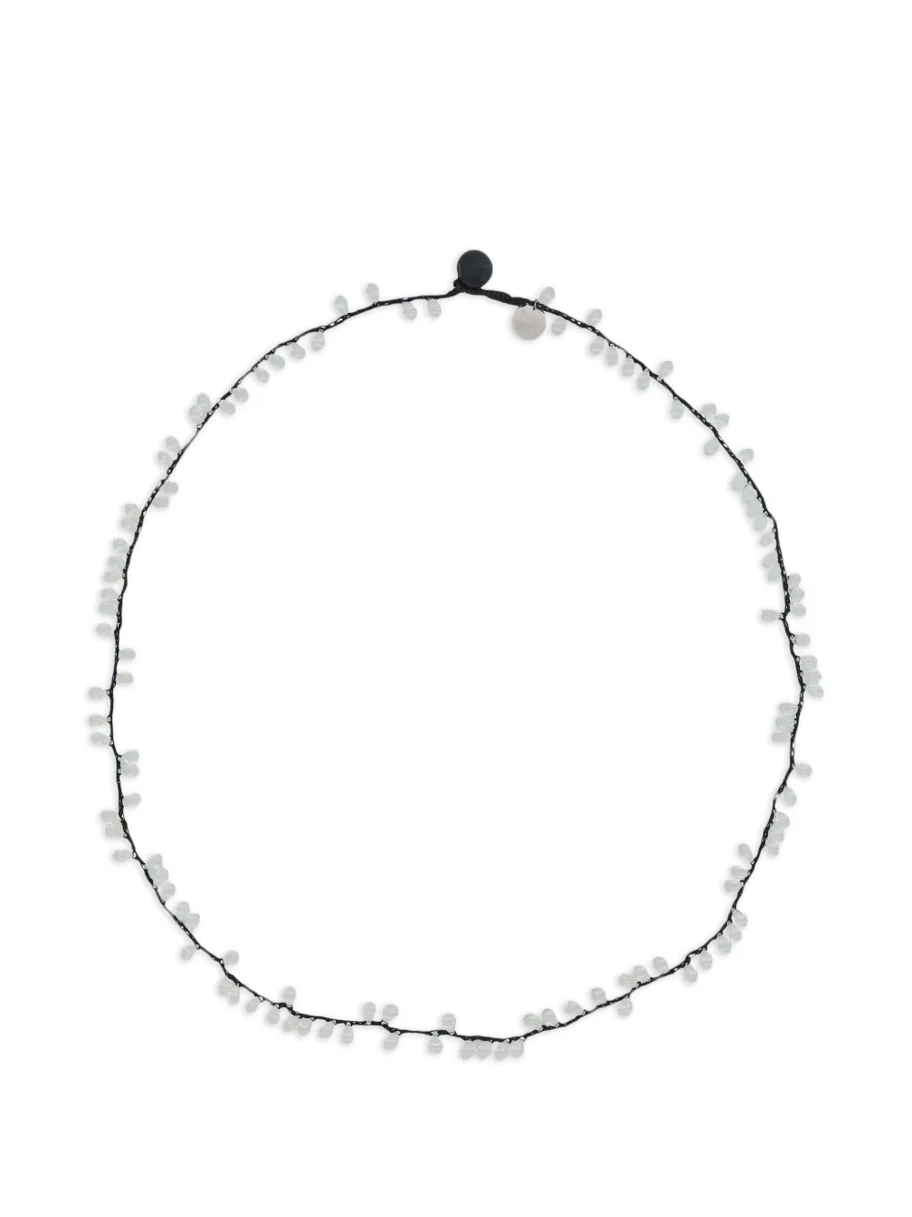 Maria Calderara beaded-effect necklace - Nero