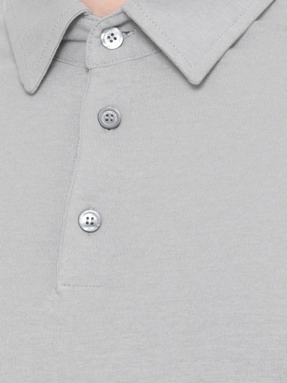 Zanone Poloshirt met korte mouwen Grijs