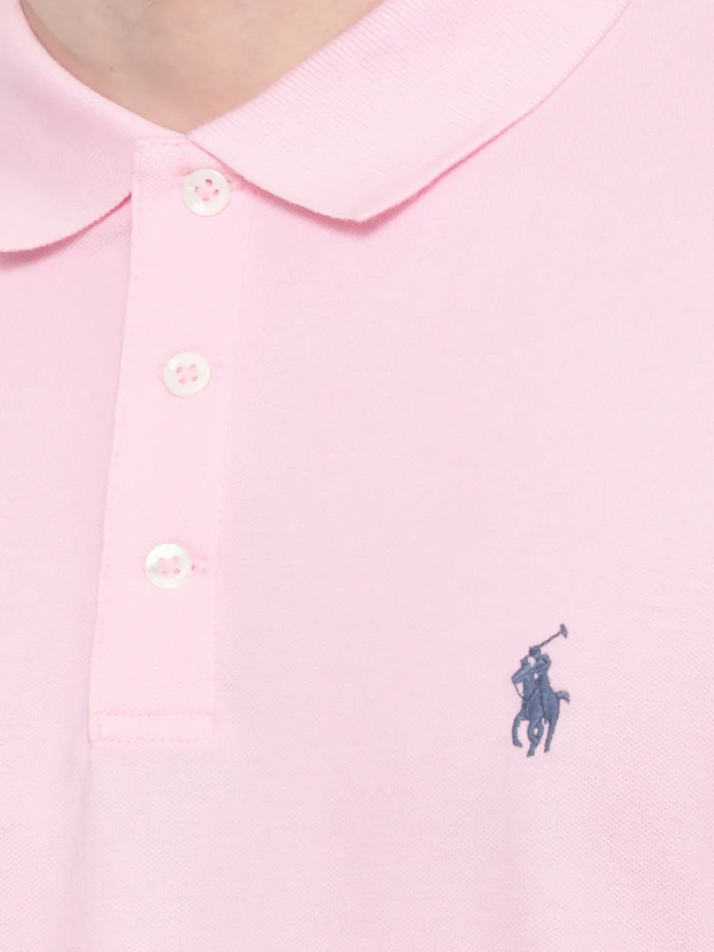 Polo Ralph Lauren Poloshirt met geborduurd logo Roze