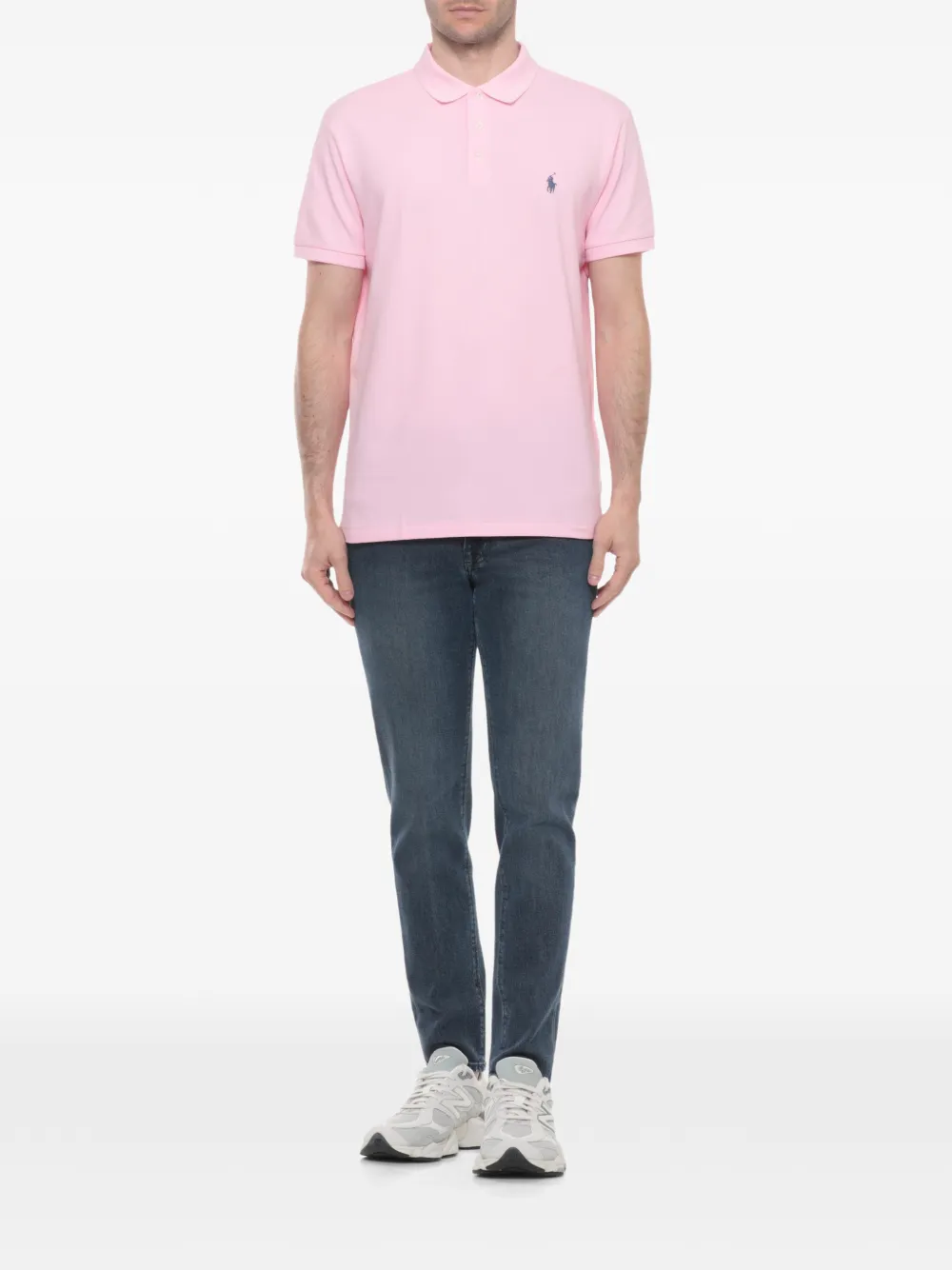 Polo Ralph Lauren Poloshirt met geborduurd logo Roze
