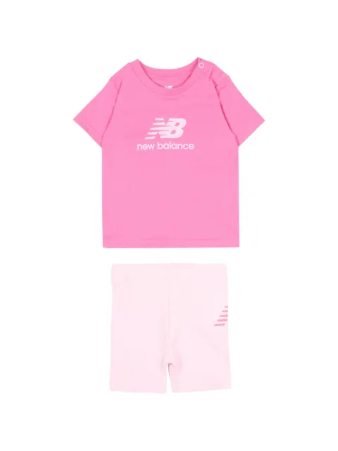 New Balance Kids Conjunto com estampa de logo