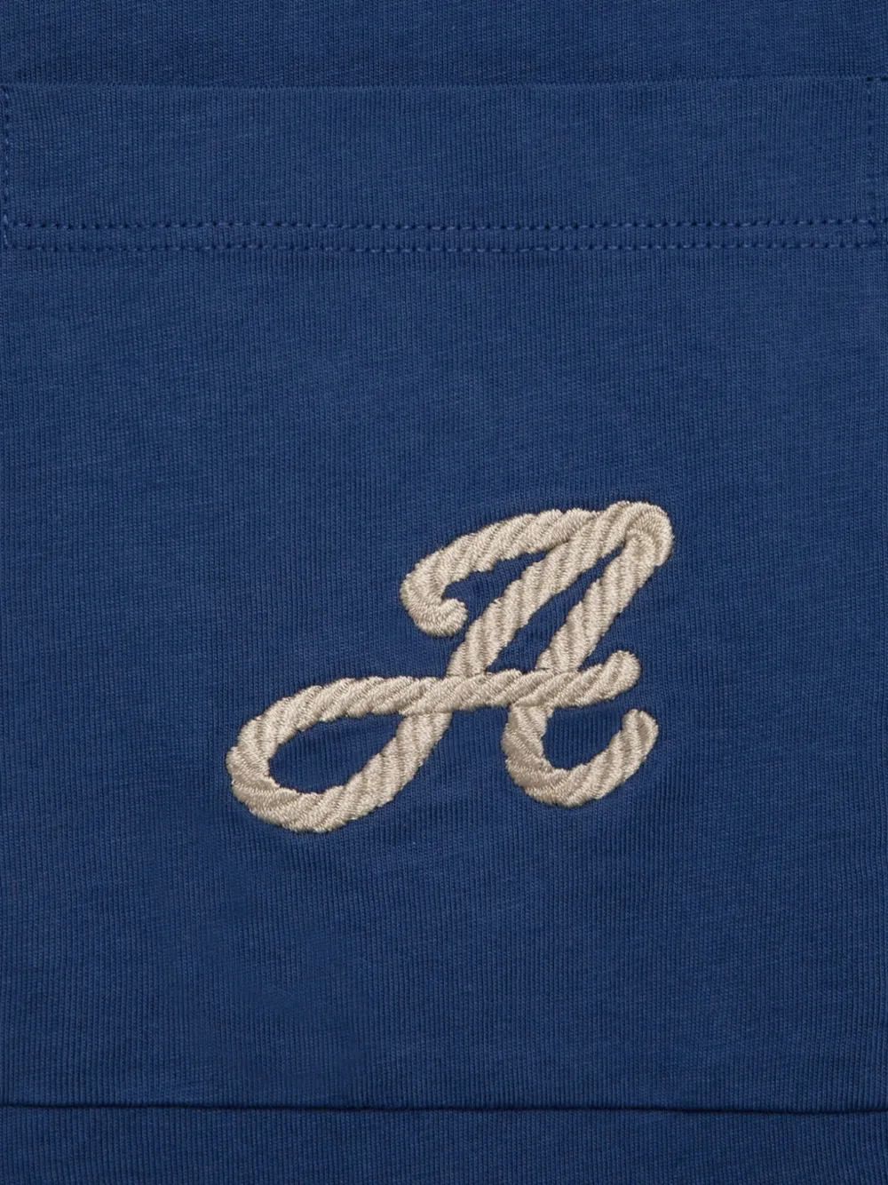 Autry Rope T-shirt met borduurwerk Blauw