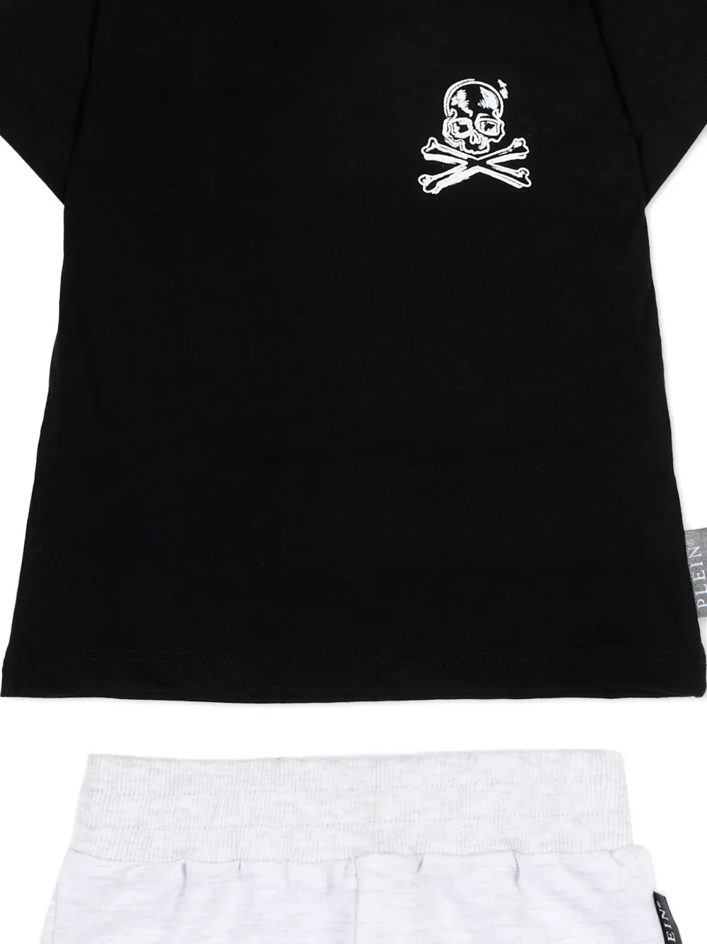 Philipp Plein Junior Skull-print Short Set - Black 