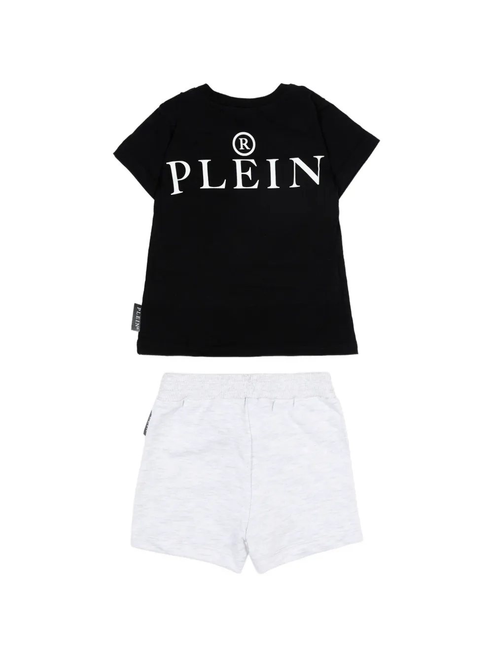  Philipp Plein Junior Skull-print Short Set - Black 