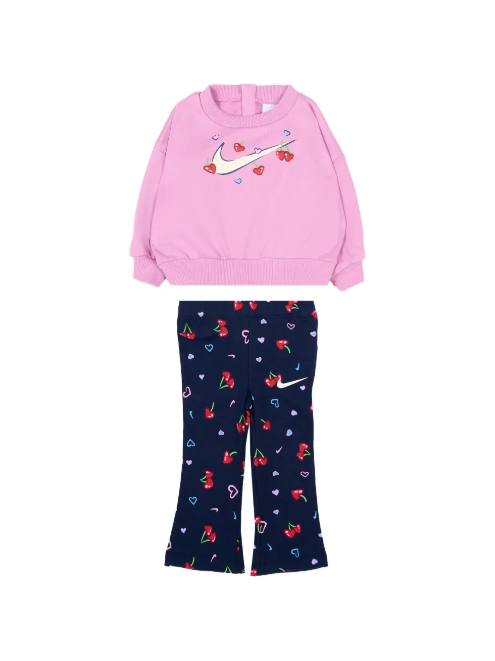 Nike Kids printed trousers set - Blu