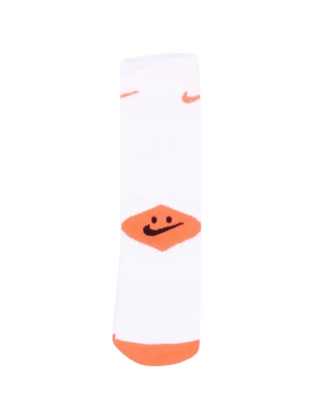 Nike Kids Zes paar sokken met logo Wit