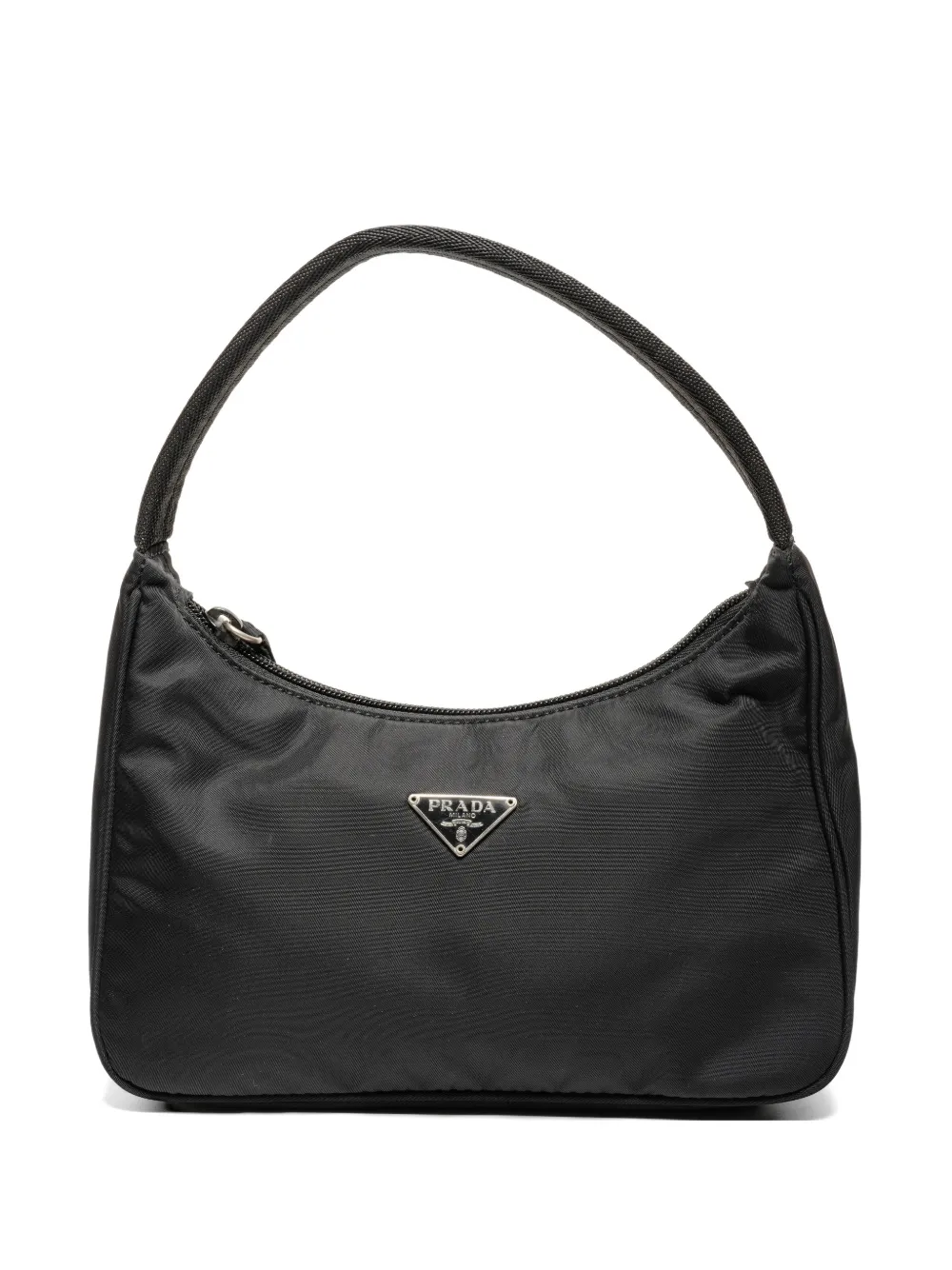 Prada Pre-Owned 1990s logo hobo shoulder bag - Nero