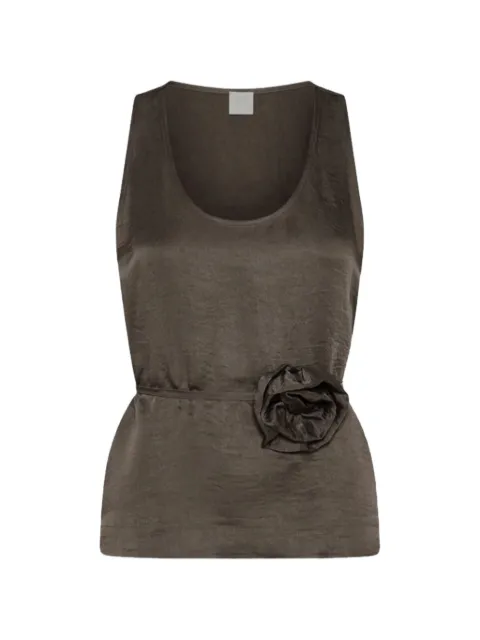 Marella floral appliqué tank top