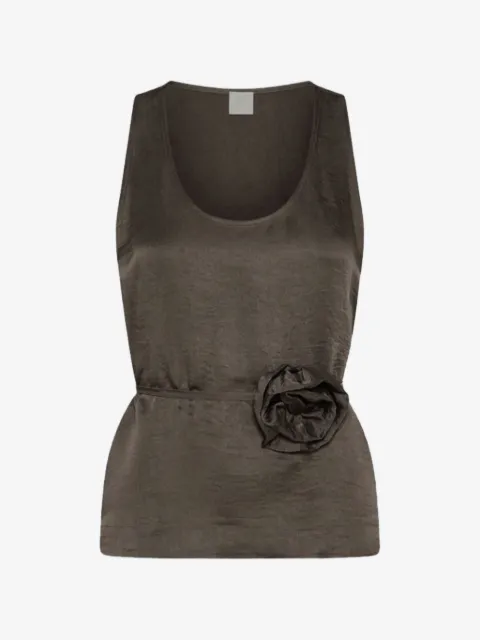 Marella floral appliqué tank top