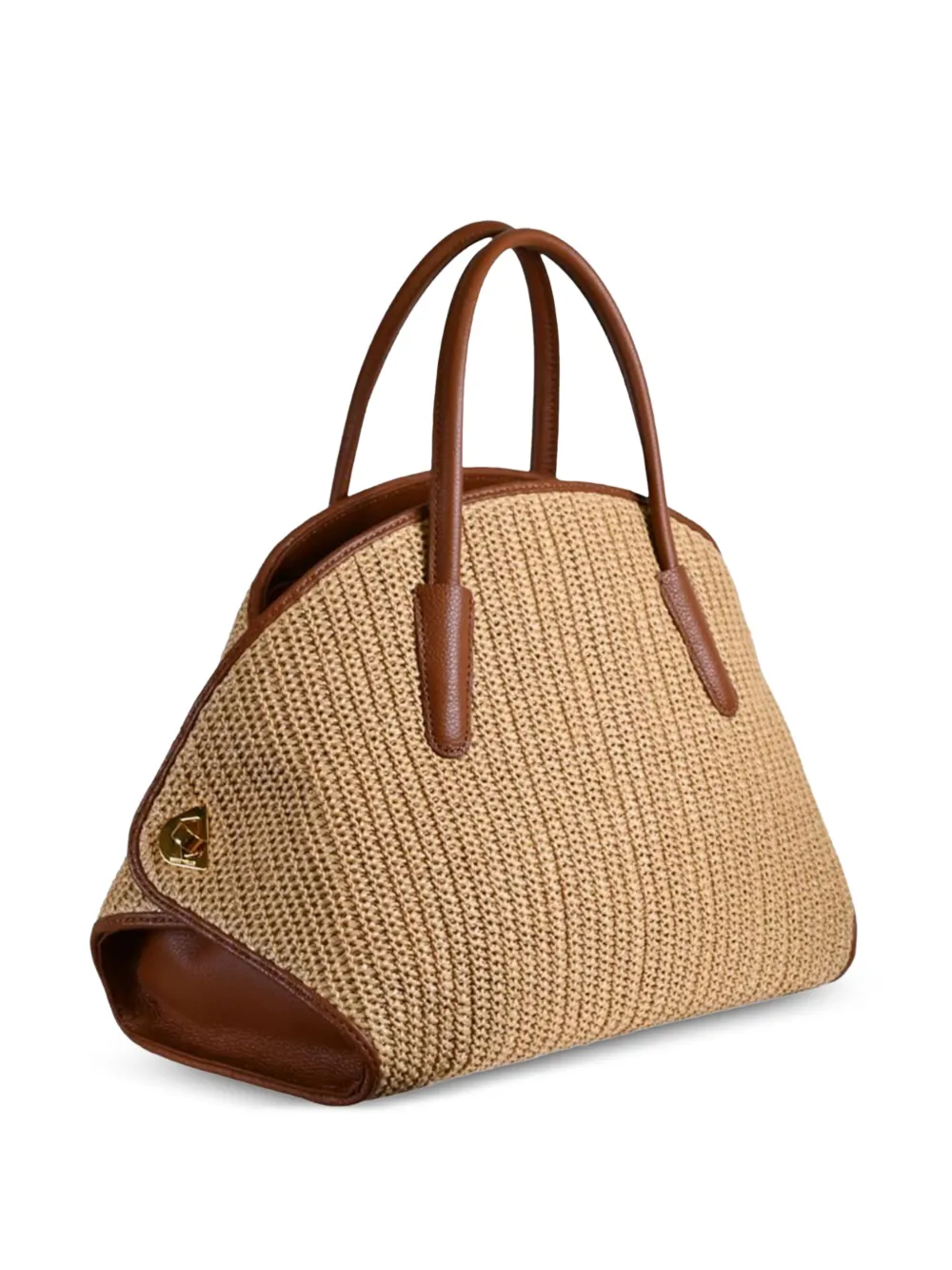 Coccinelle Clutch met handvat Beige