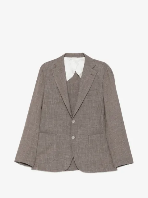 Barba blazer à simple boutonnage