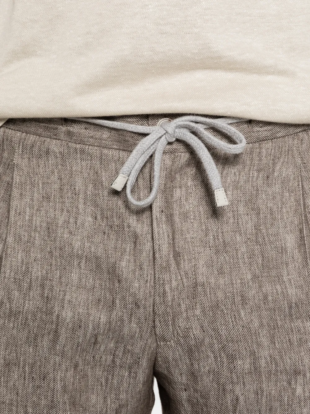 Barba Shorts met trekkoord Beige