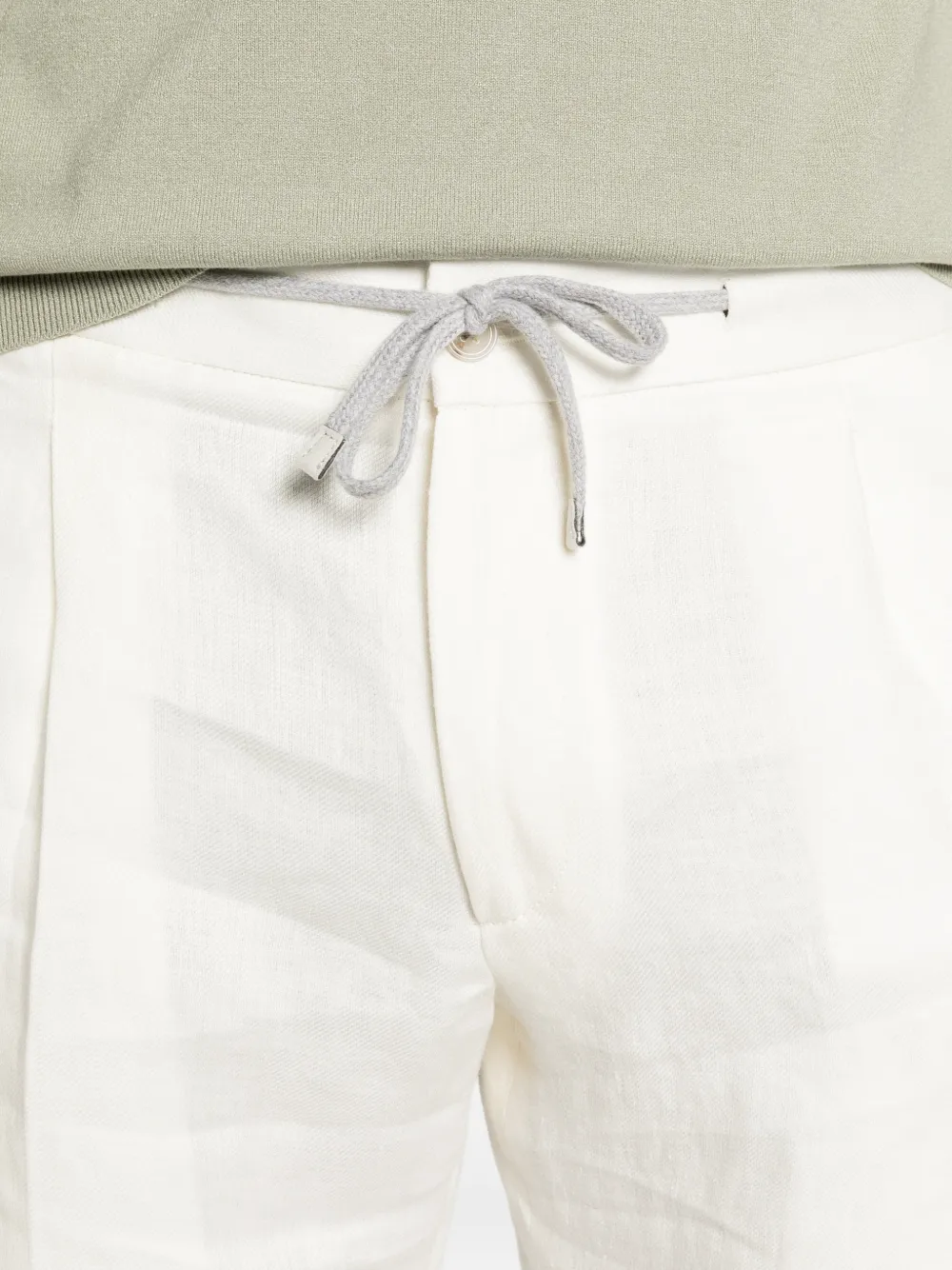 Barba Shorts met trekkoord Wit