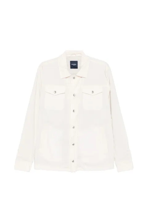 Barba press-stud flap-pocket shirt jacket