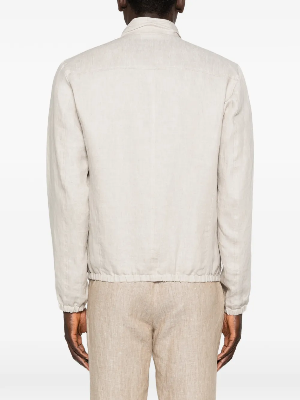 Barba Shorts met trekkoord Beige