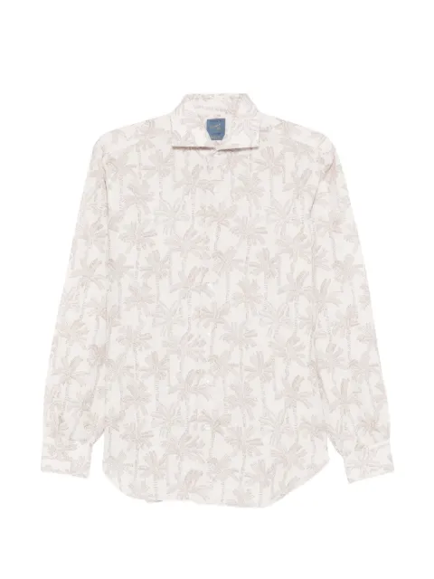 Barba palm tree-print shirt