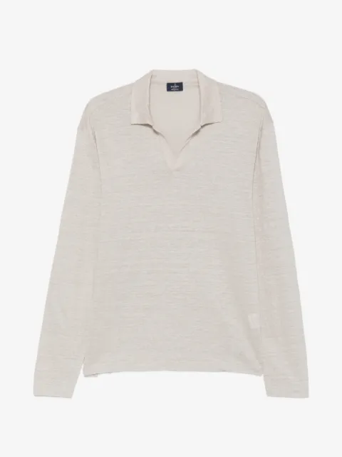 Barba playera manga larga con cuello polo