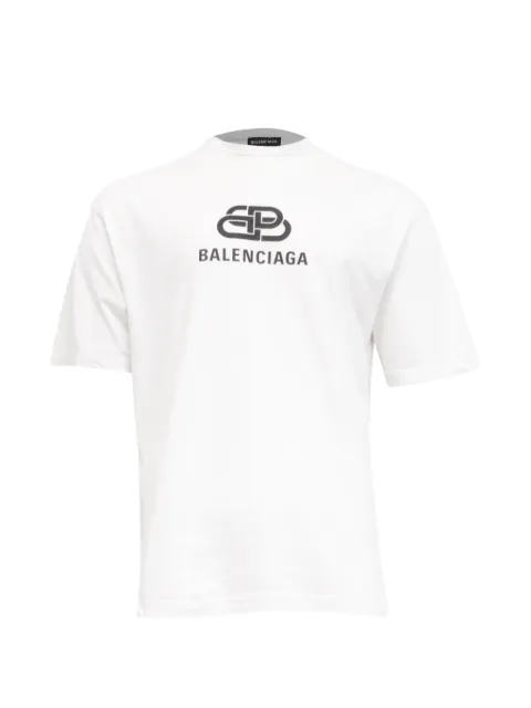 Balenciaga Pre-Owned logo-print cotton T-shirt