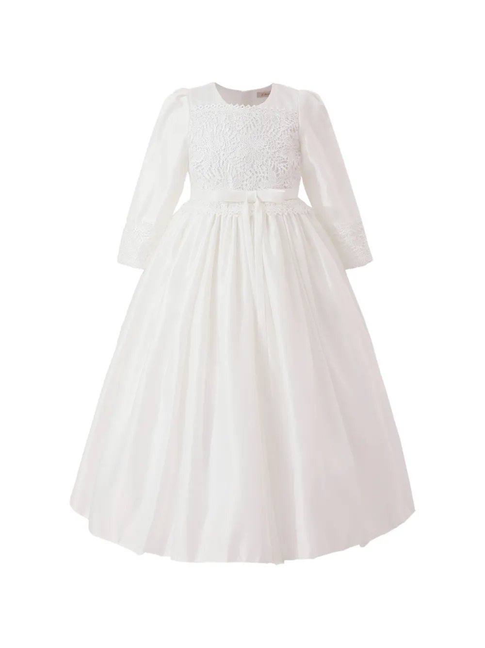 Tulleen Marindel lace tulle dress - Bianco