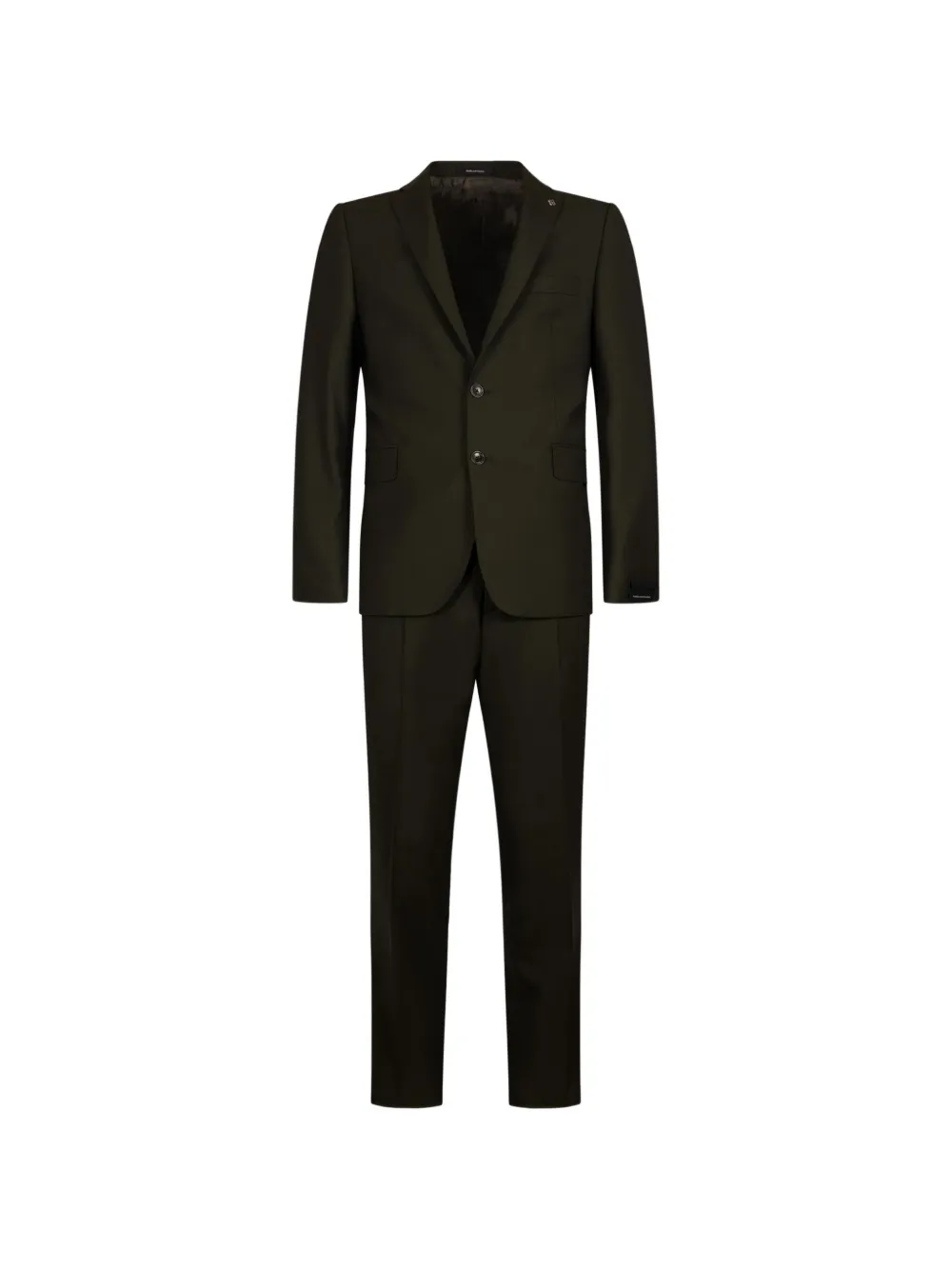 Tagliatore buttoned flap-pocket suit - Verde