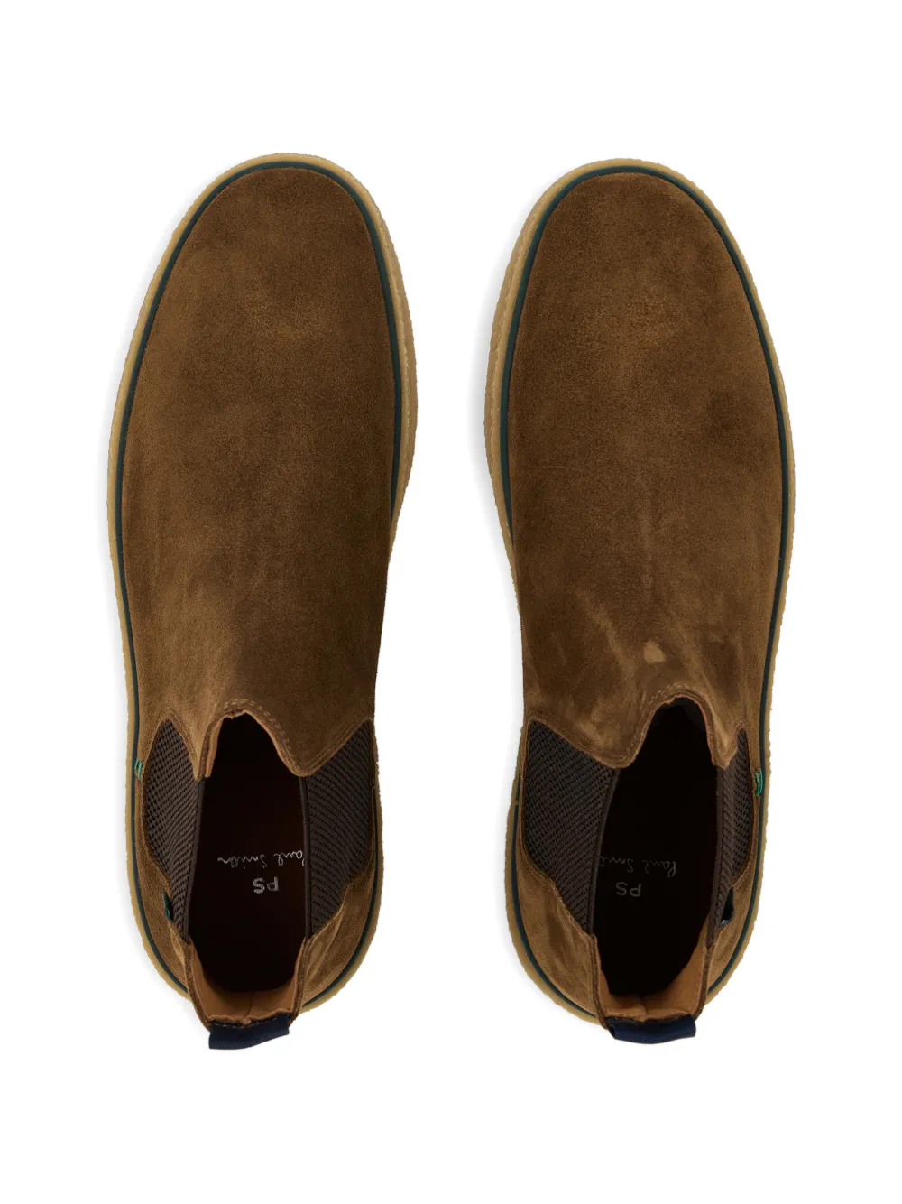 PS Paul Smith Bash suède laarzen met elastische vlakken Bruin