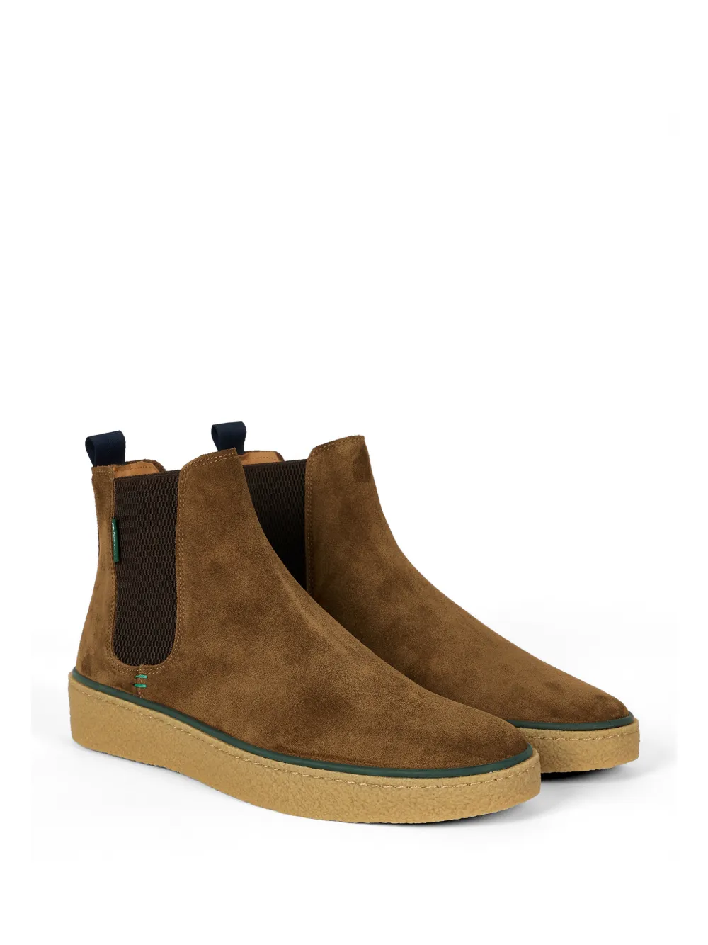 PS Paul Smith Bash suède laarzen met elastische vlakken Bruin