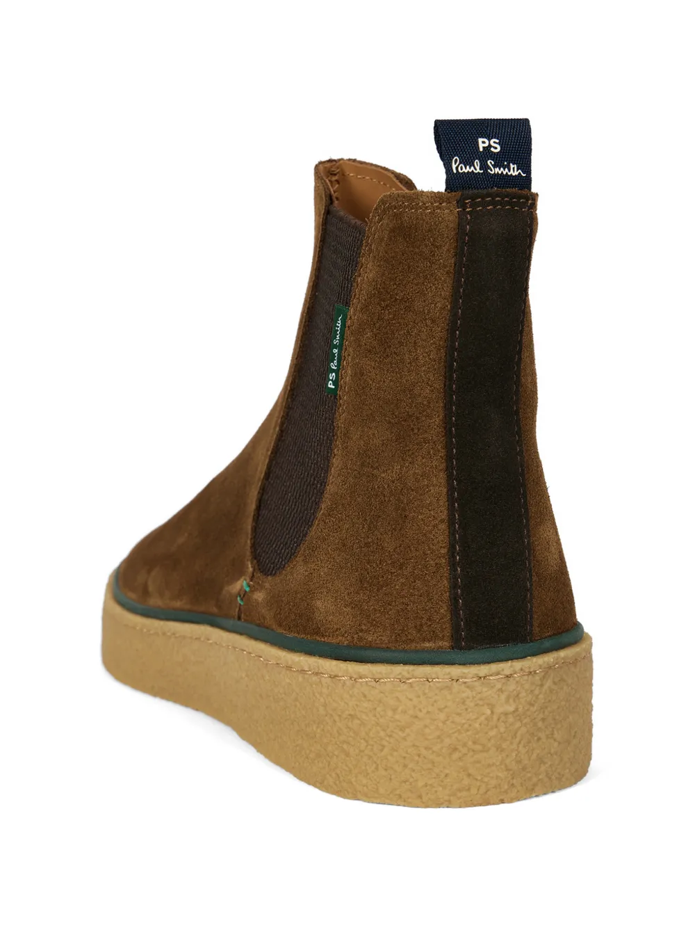 PS Paul Smith Bash suède laarzen met elastische vlakken Bruin