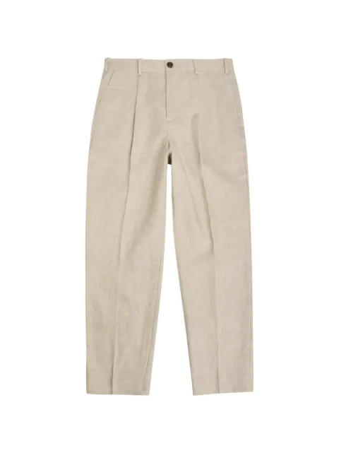 Wax London Aubyn pleated trousers