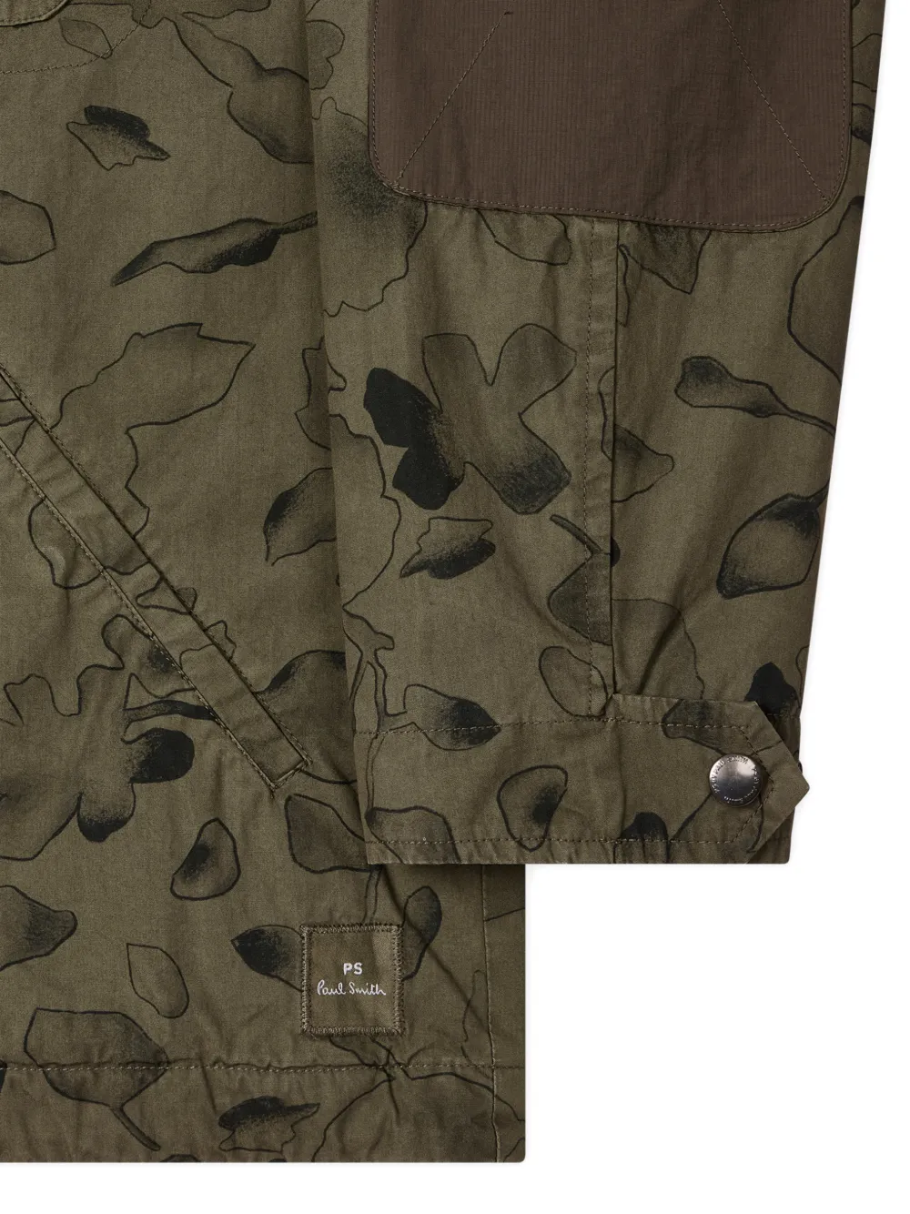  Ps Paul Smith Floral-print Collared Jacket - Green 