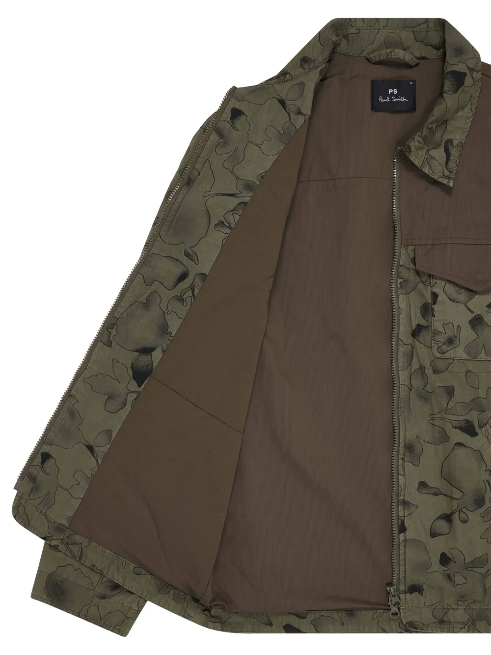 PS Paul Smith Jack met bloemenprint en kraag Groen
